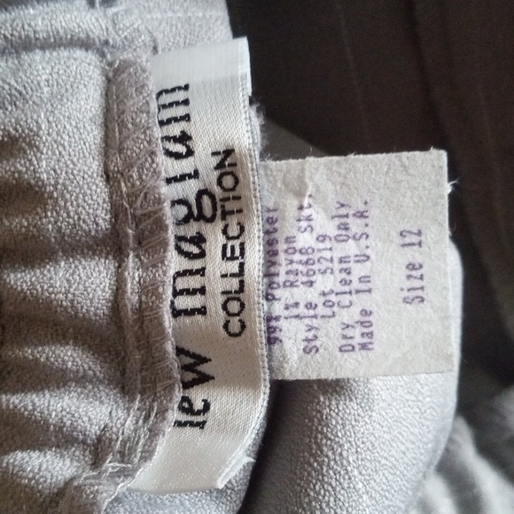 Lew Magram Collection Gray Pinstripe Suit Vintage New - Picture 6 of 16